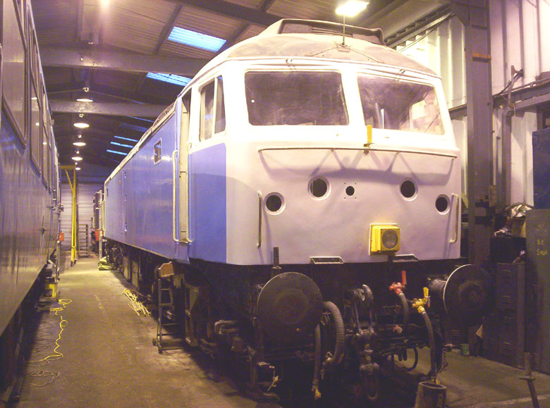 Showing number 1 end of 47367 in BR blue undercoat on 08/04/10, Photo by Andr Kent