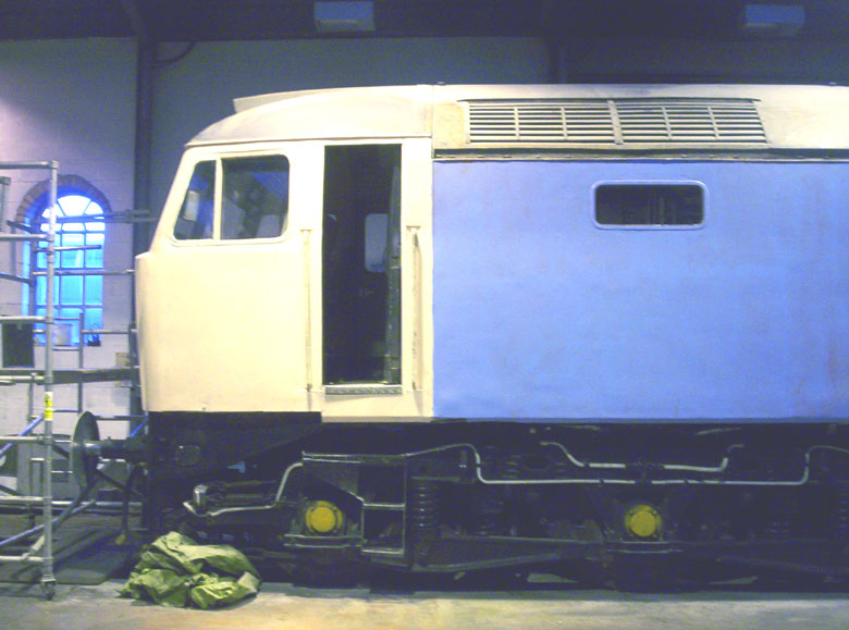 Number 2 end in BR blue undercoat 08/04/10, Photo by Andr Kent