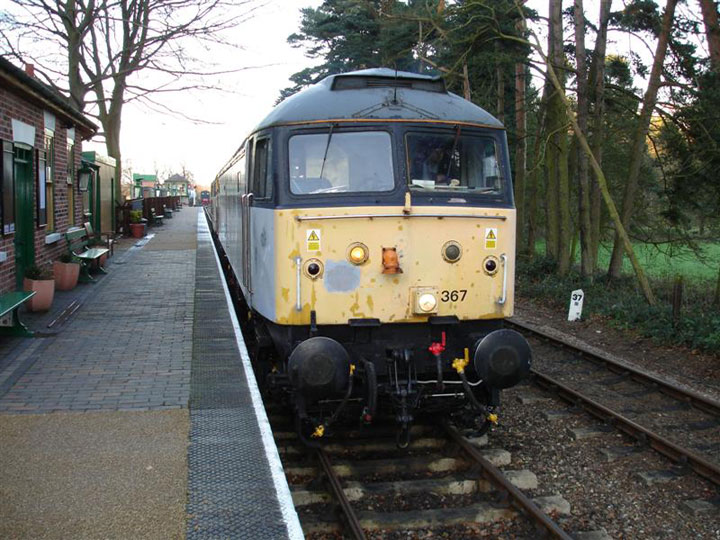47367 at Holt after first test run up the 1/80 16/12/06, Photo by Andre Kent